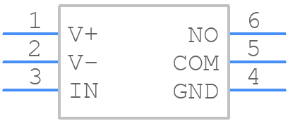 MAX4520EUT+T - Analog Devices - PCB symbol