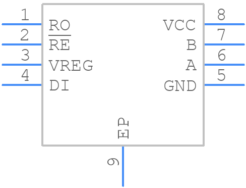 MAX13412EESA+ - Analog Devices - PCB symbol