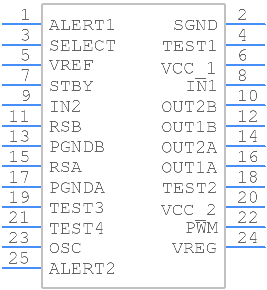TB67H303HG - Toshiba - PCB symbol