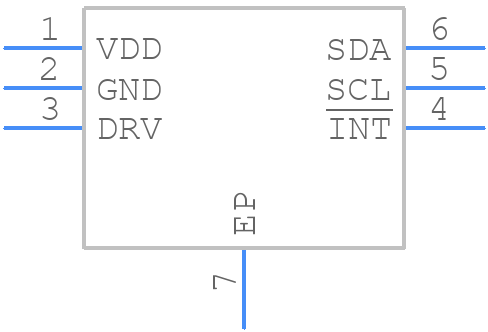 MAX44000GDT+T - Analog Devices - PCB symbol