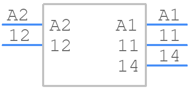 1-1415390-1 - TE Connectivity - PCB symbol