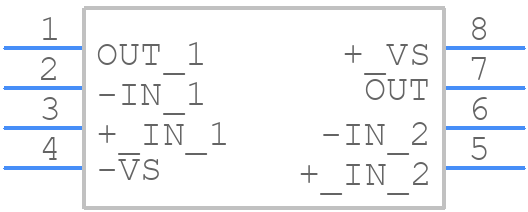 AD8056ARZ - Analog Devices - PCB symbol