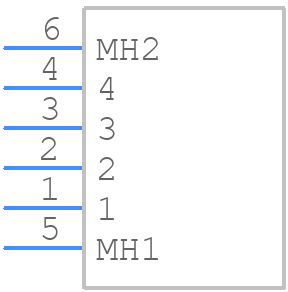 37204-62A3-004PL - 3M - PCB symbol