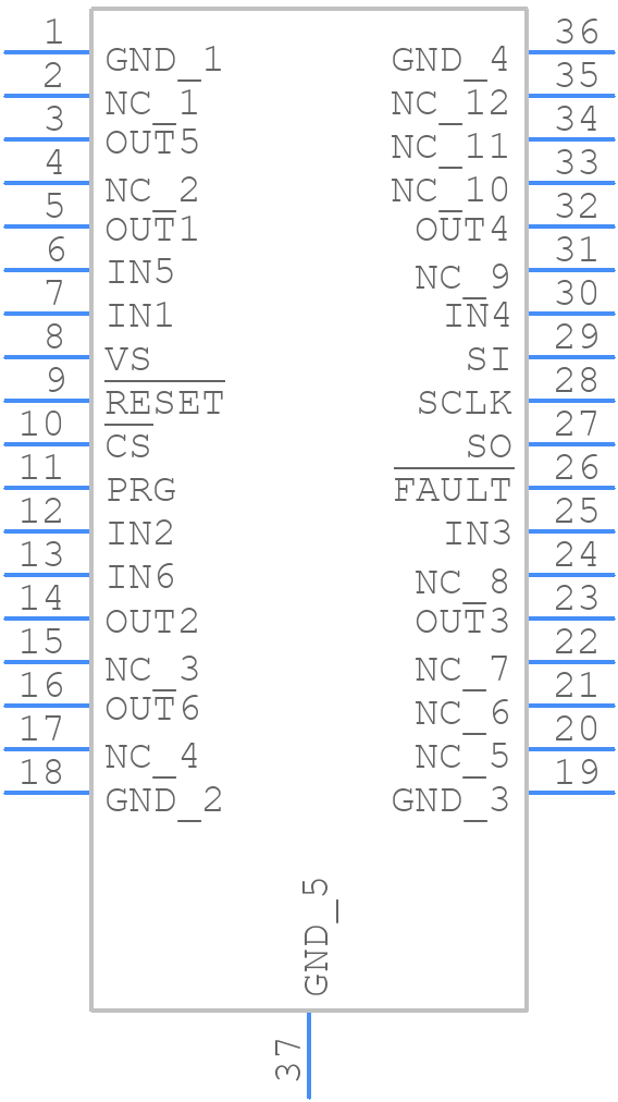 TLE6232GP - Infineon - PCB symbol