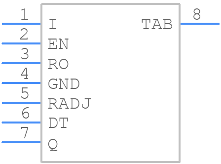 TLS850D0TAV33ATMA1 - Infineon - PCB symbol