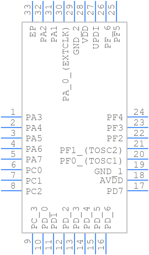 ATMEGA808-MU - Microchip - PCB symbol