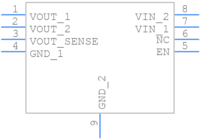 ADP124ARHZ-2.85-R7 - Analog Devices - PCB symbol