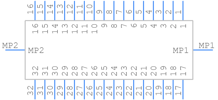 MX34R32VF1 - JAE - PCB symbol
