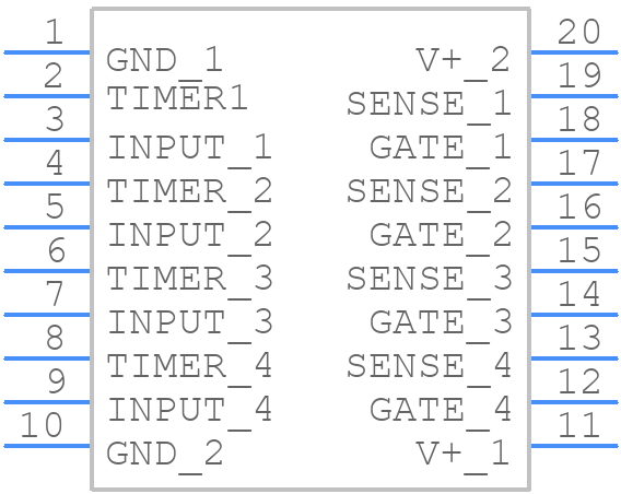 LT1161IN#PBF - Analog Devices - PCB symbol
