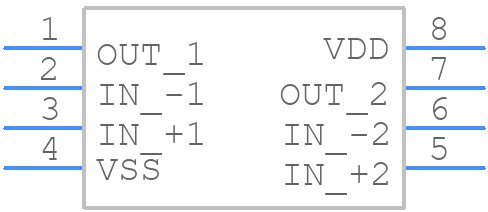 NCS20082DMR2G - onsemi - PCB symbol