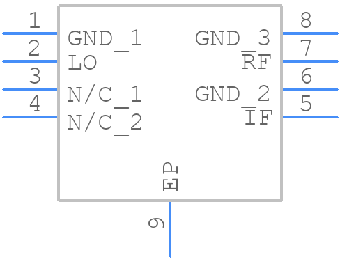 HMC412BMS8GE - Analog Devices - PCB symbol