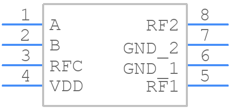 HMC574AMS8E - Analog Devices - PCB symbol