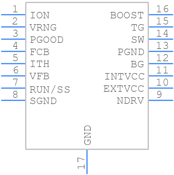 LTC3812EFE-5#PBF - Analog Devices - PCB symbol