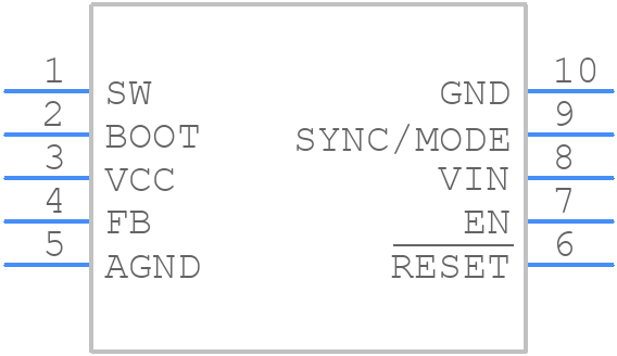 LM536015QDSXTQ1 - Texas Instruments - PCB symbol