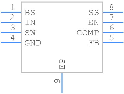 AP6503SP-13 - Diodes Incorporated - PCB symbol