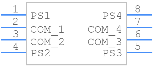 PEP01-5841 - STMicroelectronics - PCB symbol