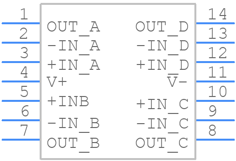 AD8618ARZ - Analog Devices - PCB symbol