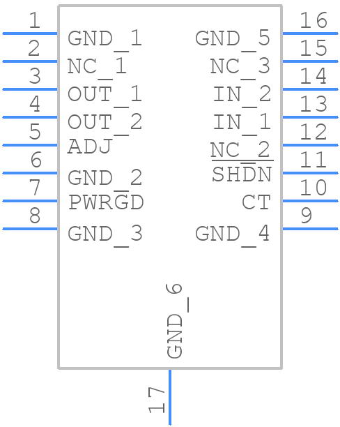 LT3013EFE#PBF - Analog Devices - PCB symbol