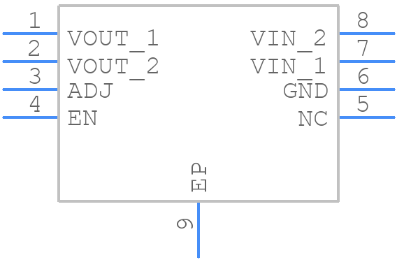 ADP7182ACPZ-R7 - Analog Devices - PCB symbol