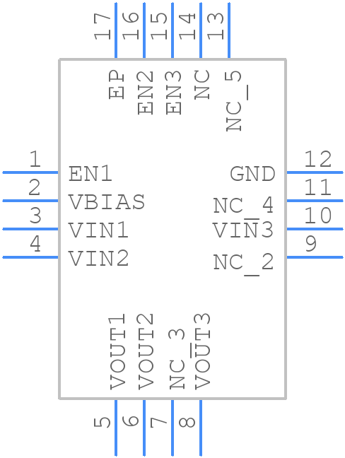 ADP323ACPZ-R7 - Analog Devices - PCB symbol