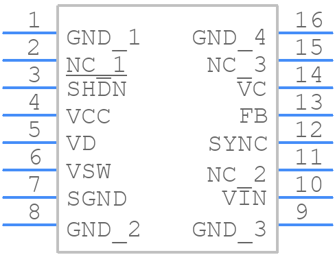 LT1777CS#PBF - Analog Devices - PCB symbol
