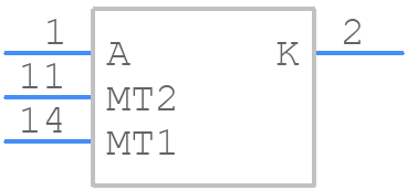 41.81.7.024.8240 - FINDER - PCB symbol
