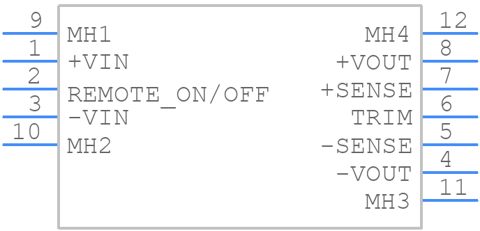 QHL300300S24 - XP POWER - PCB symbol