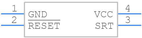MAX821TUS+T - Analog Devices - PCB symbol
