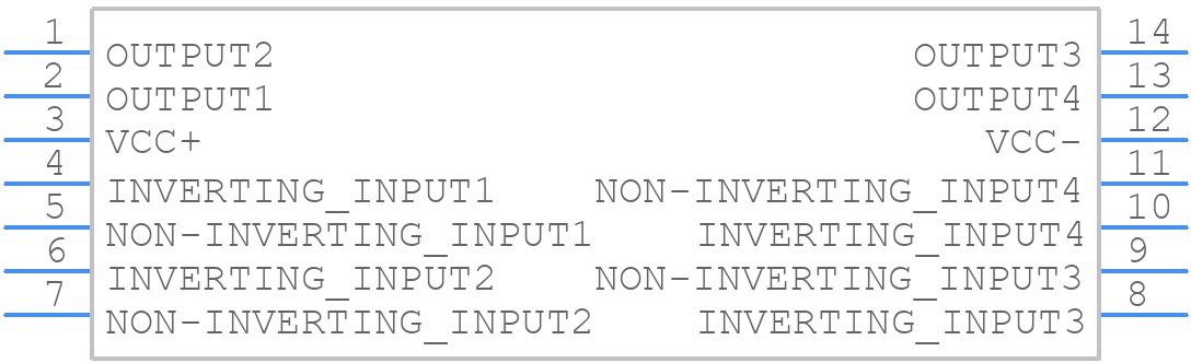 LM339N - STMicroelectronics - PCB symbol