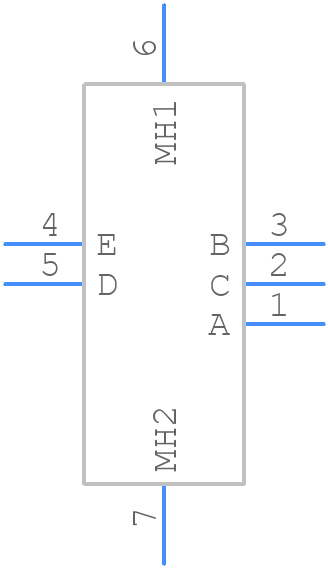 EC11B15242AE - ALPS Electric - PCB symbol
