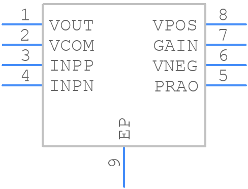 AD8337BCPZ-R2 - Analog Devices - PCB symbol