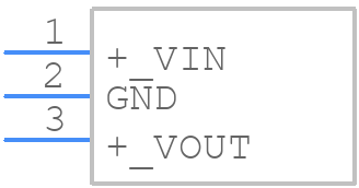 TSR 1-2415 - Traco Power - PCB symbol