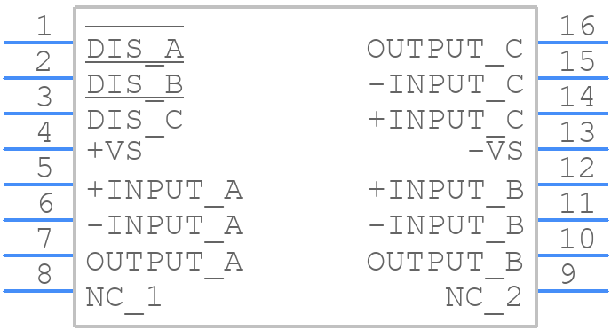 OPA3684IDBQT - Texas Instruments - PCB symbol