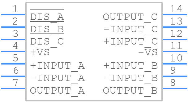 OPA3684IDR - Texas Instruments - PCB symbol