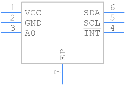 MAX44009EDT+T - Analog Devices - PCB symbol