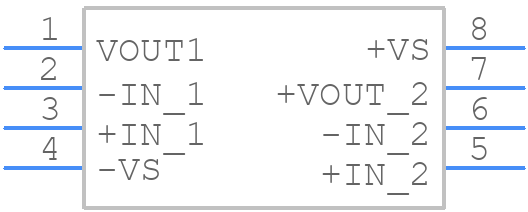 AD8030ARZ - Analog Devices - PCB symbol