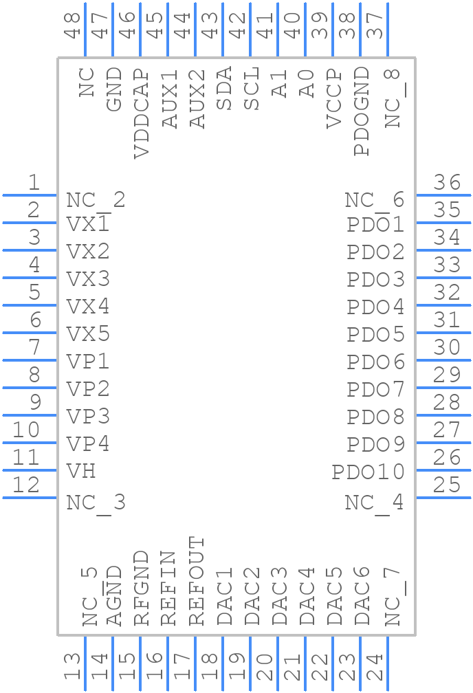 ADM1166ASUZ - Analog Devices - PCB symbol