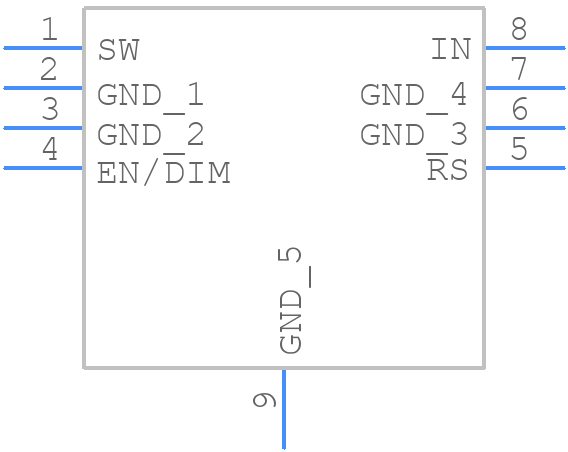 MP2489DN-LF-Z - Monolithic Power Systems (MPS) - PCB symbol