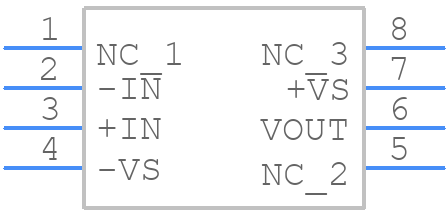 AD8033ARZ - Analog Devices - PCB symbol