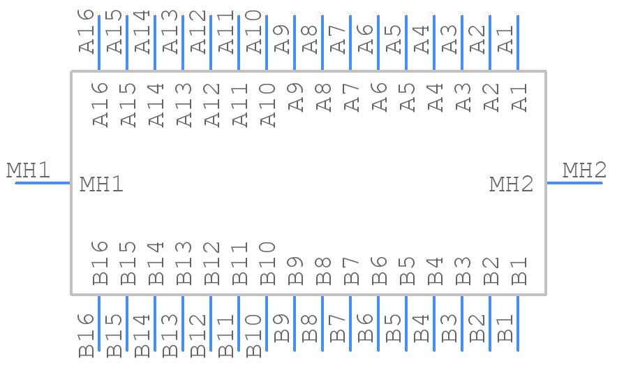 09222326850 - HARTING - PCB symbol