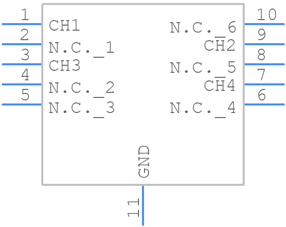 IP4238CZ10,115 - Nexperia - PCB symbol