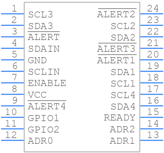 LTC4306CGN#PBF - Analog Devices - PCB symbol