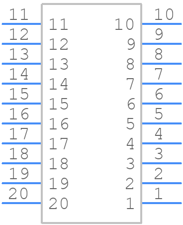 20-823-90 - ARIES - PCB symbol