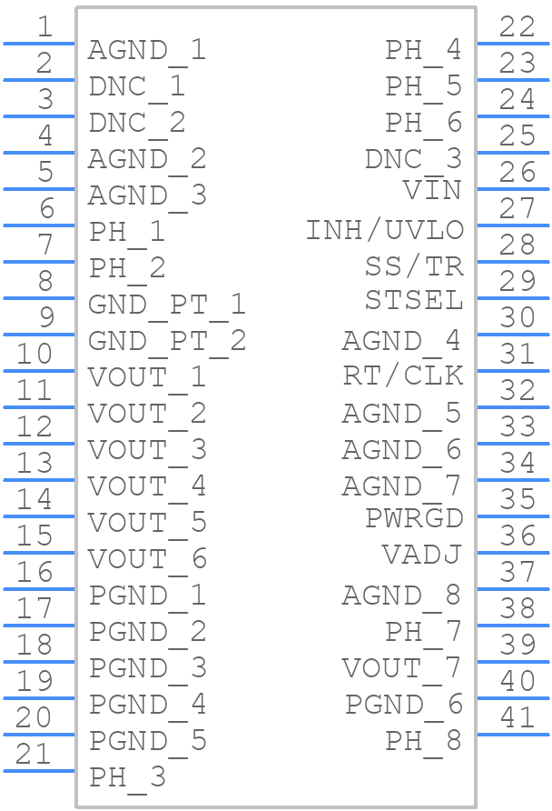 LMZ35003RKGT - Texas Instruments - PCB symbol