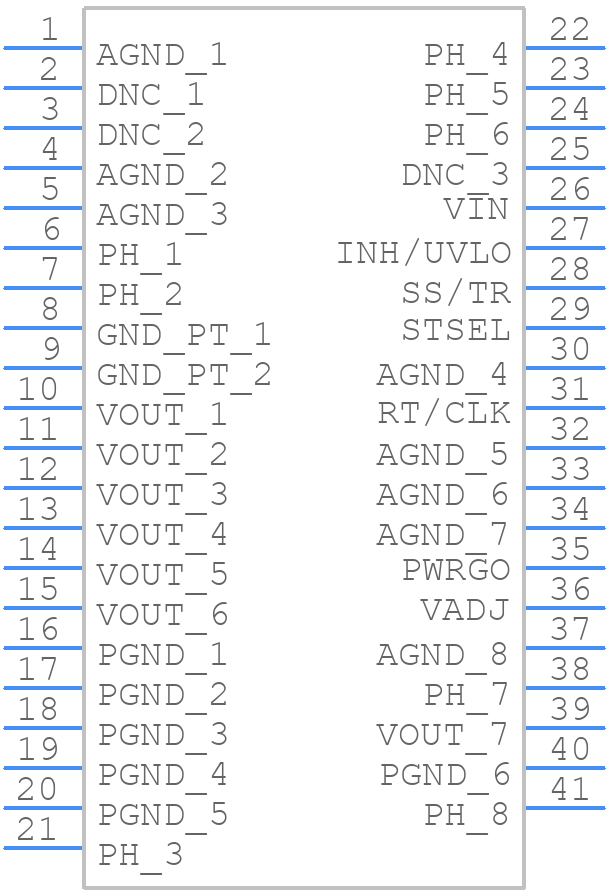 LMZ35003RKGR - Texas Instruments - PCB symbol