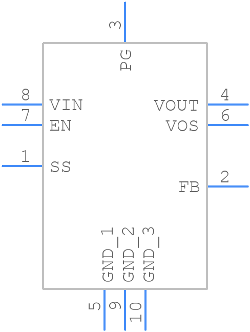 LMZ21701SILR - Texas Instruments - PCB symbol