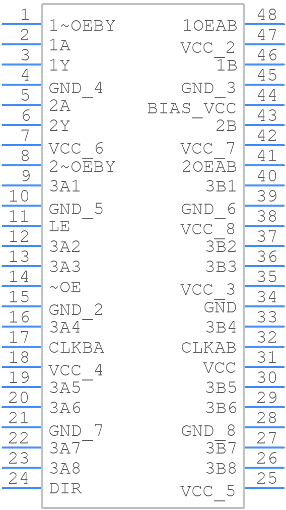 SN74VMEH22501ADGVR - Texas Instruments - PCB symbol