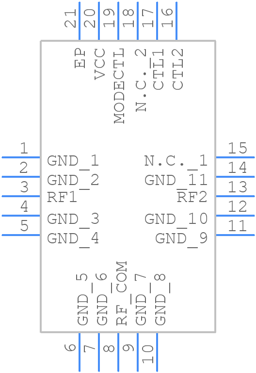 F2923NCGI - Renesas Electronics - PCB symbol