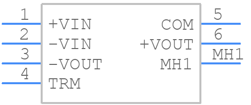 SUCW1R50515C - Cosel - PCB symbol