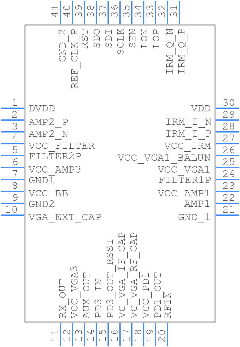 HMC8100LP6JE - Analog Devices - PCB symbol